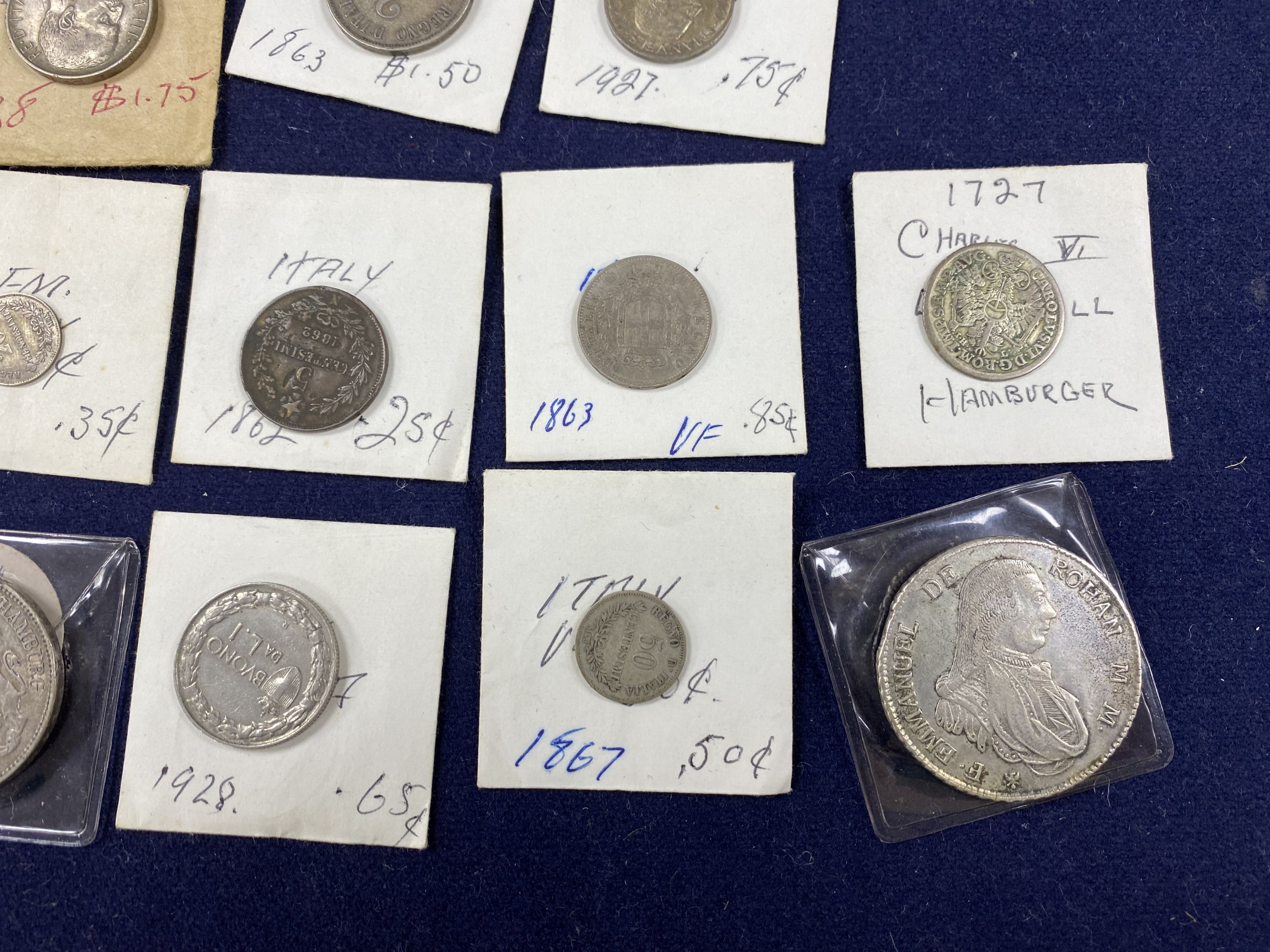 Italy, Germany & European coins, 18th-20th century,